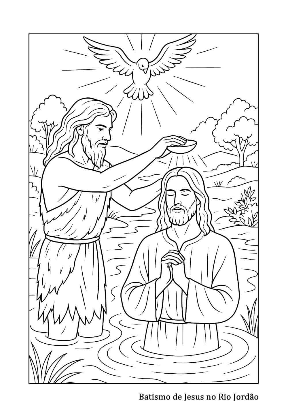 Desenho de Biblicos para imprimir