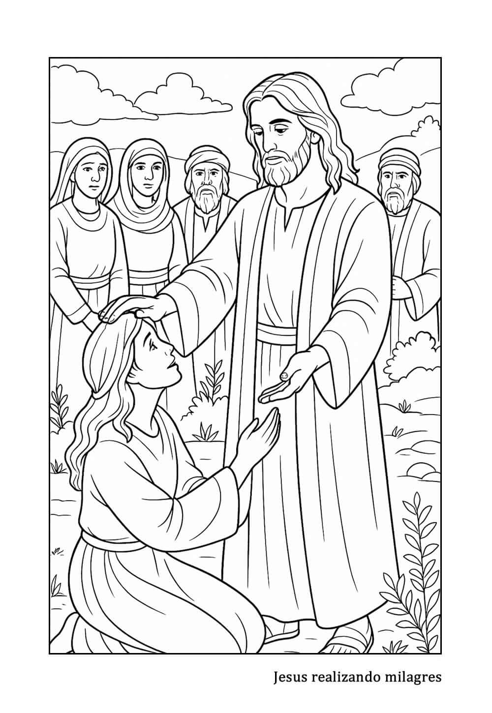 Desenho de Biblicos para imprimir