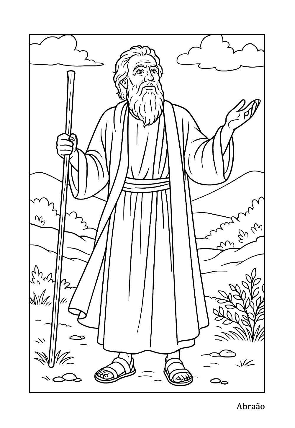 Desenho de Biblicos para imprimir