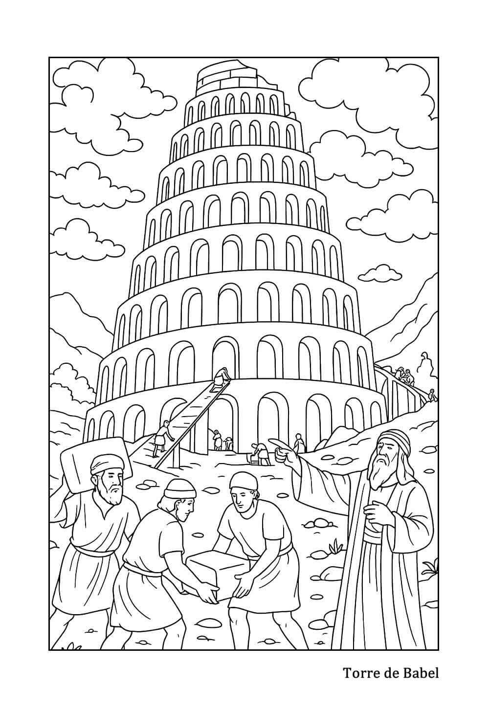 Desenho de Biblicos para imprimir