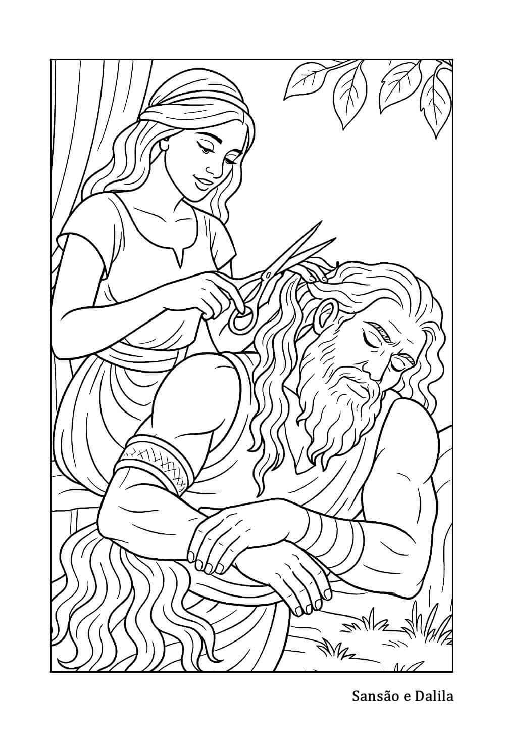 Desenho de Biblicos para imprimir