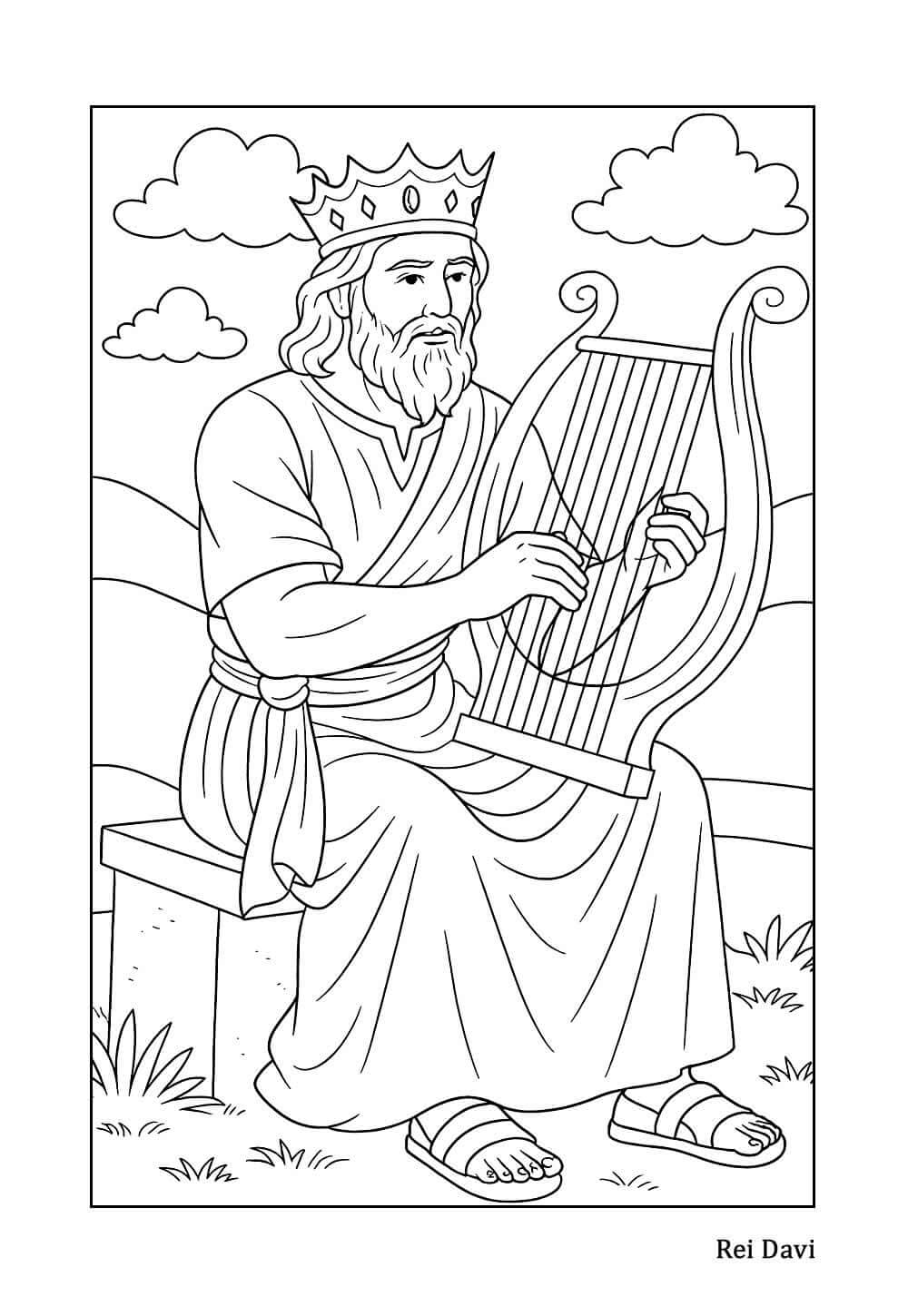 Desenho de Biblicos para imprimir