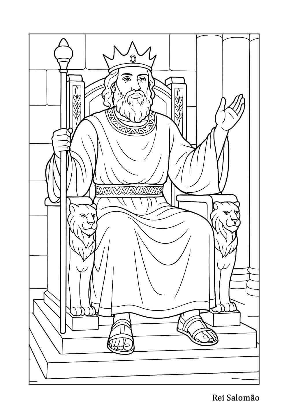 Desenho de Biblicos para imprimir