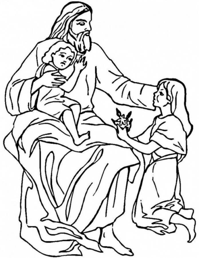 Desenho de Biblicos para imprimir