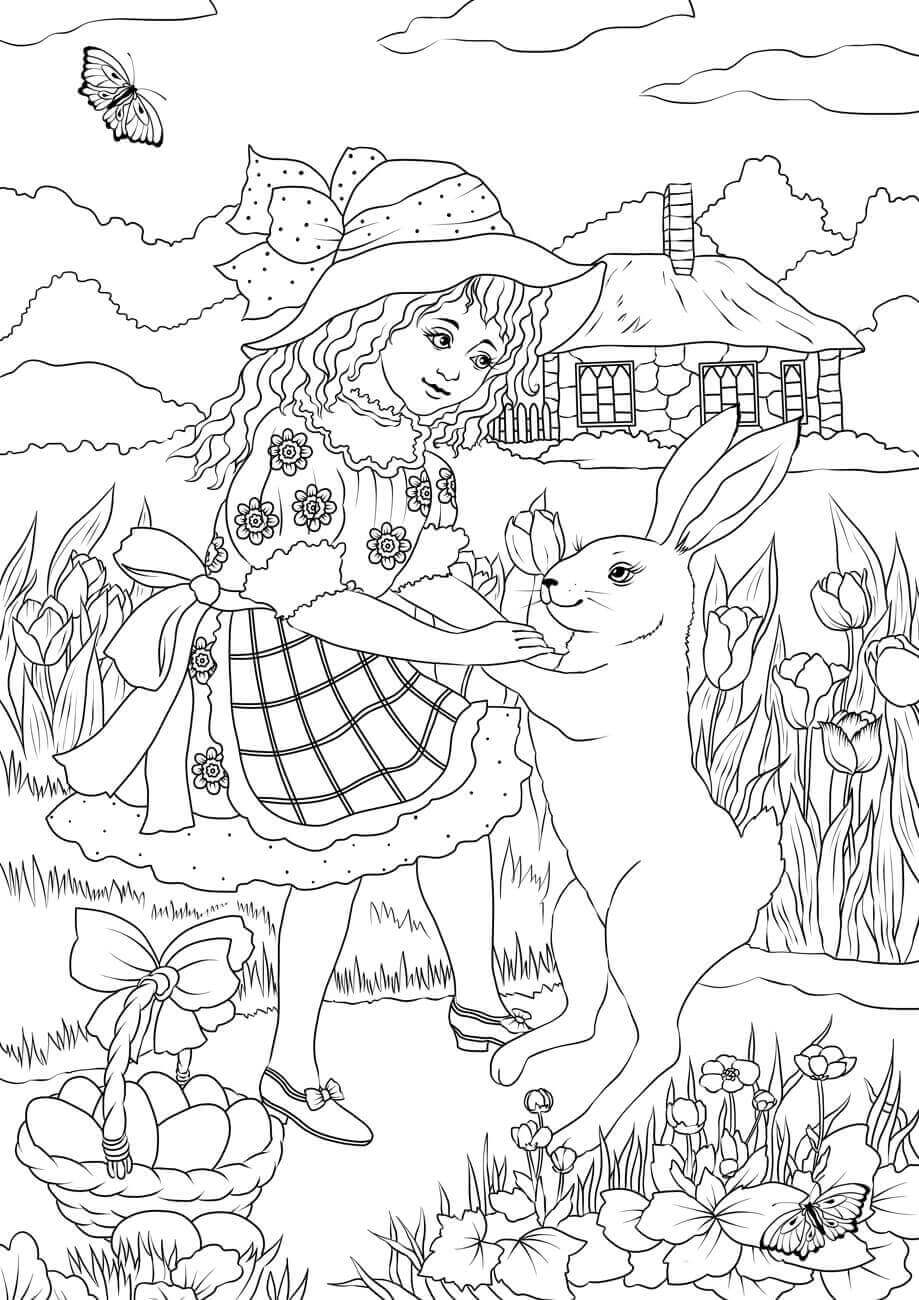 Desenho de Coelho para imprimir