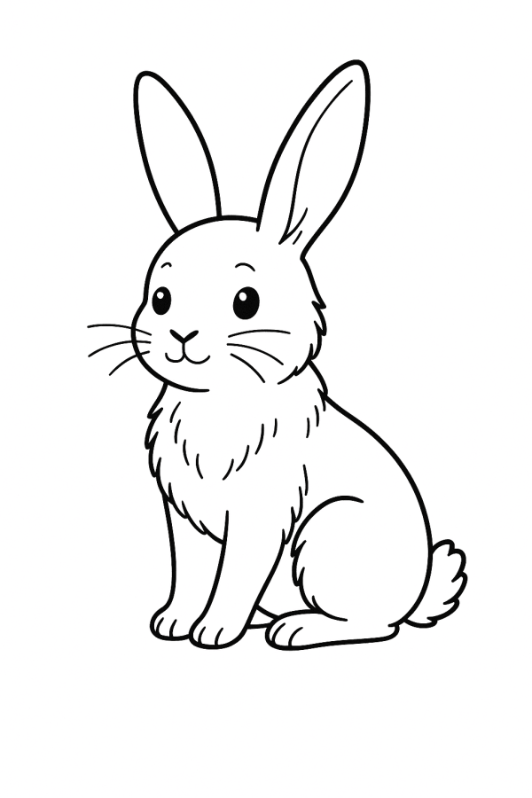 Desenho de Coelho para imprimir
