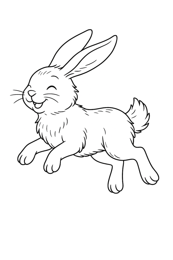 Desenho de Coelho para imprimir