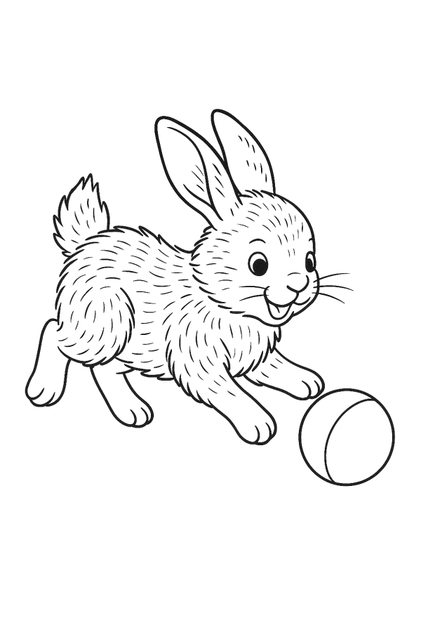 Desenho de Coelho para imprimir