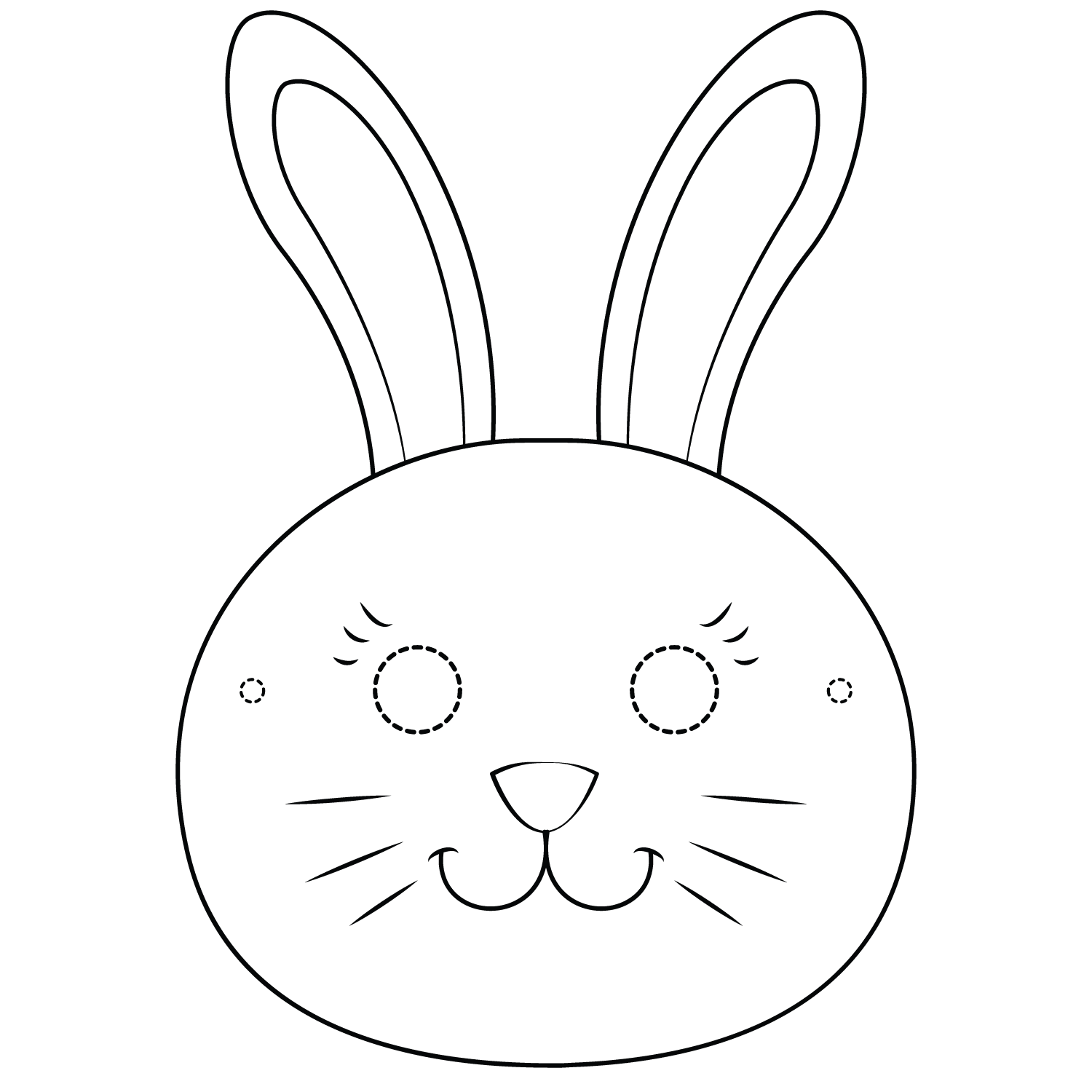 Desenho de Coelho para imprimir