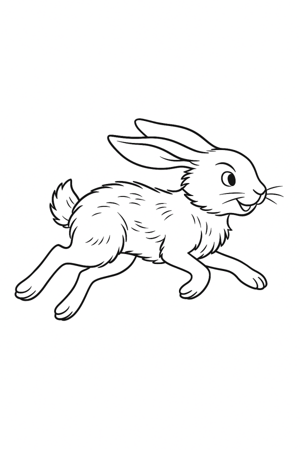 Desenho de Coelho para imprimir
