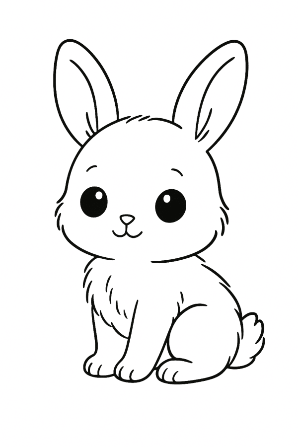 Desenho de Coelho para imprimir