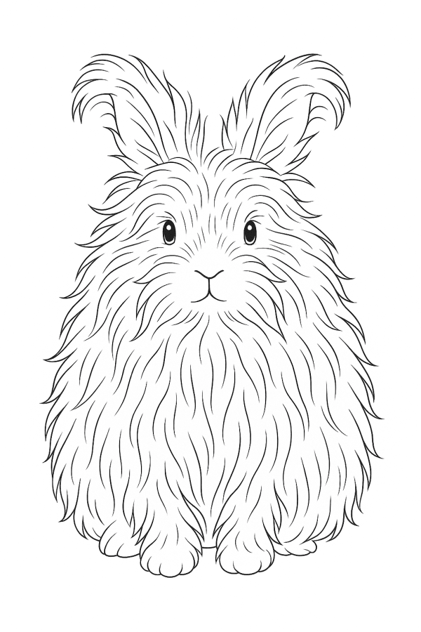 Desenho de Coelho para imprimir