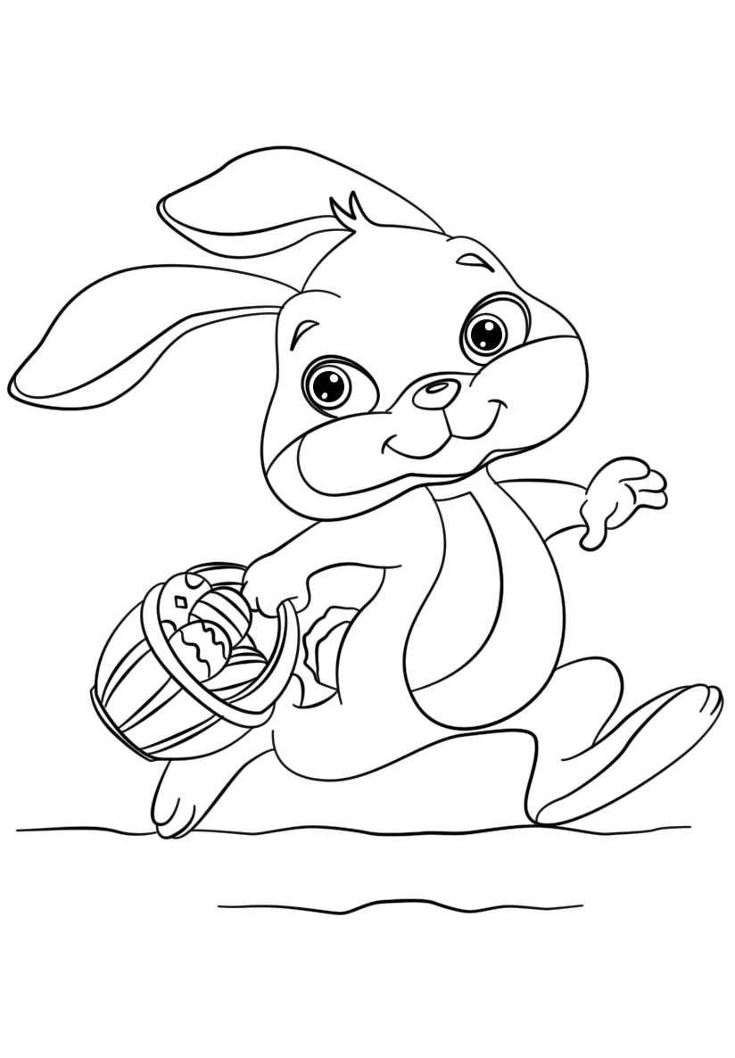 Desenho de Coelho para imprimir