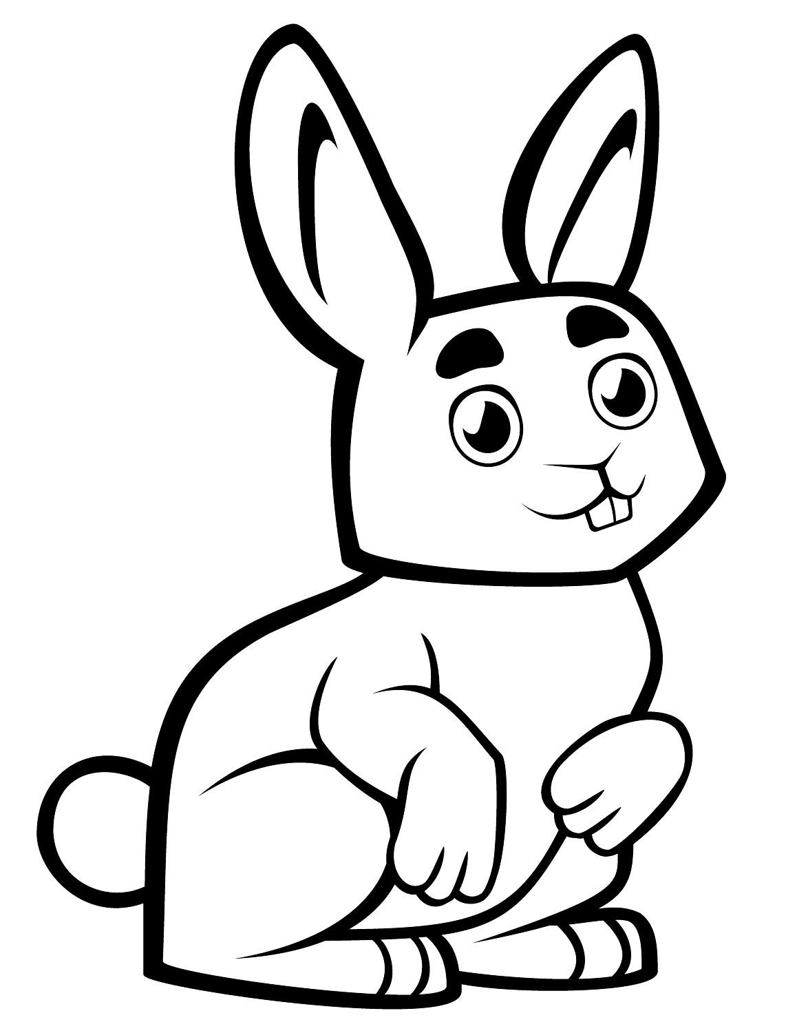 Desenho de Coelho para imprimir