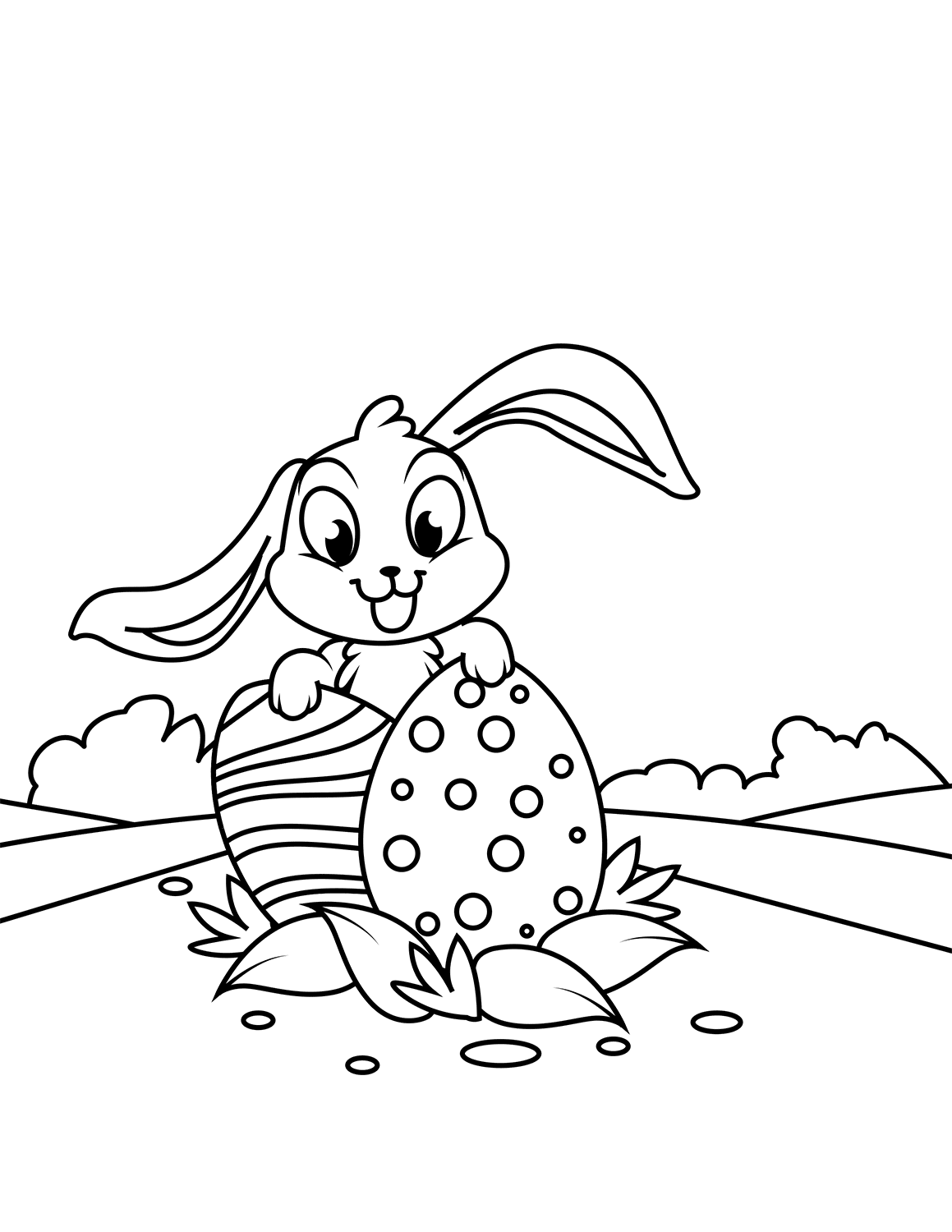 Desenho de Coelho para imprimir