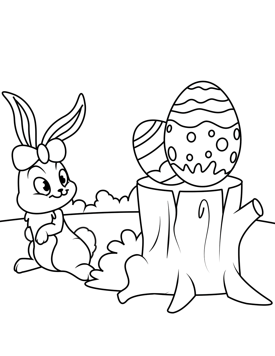 Desenho de Coelho para imprimir