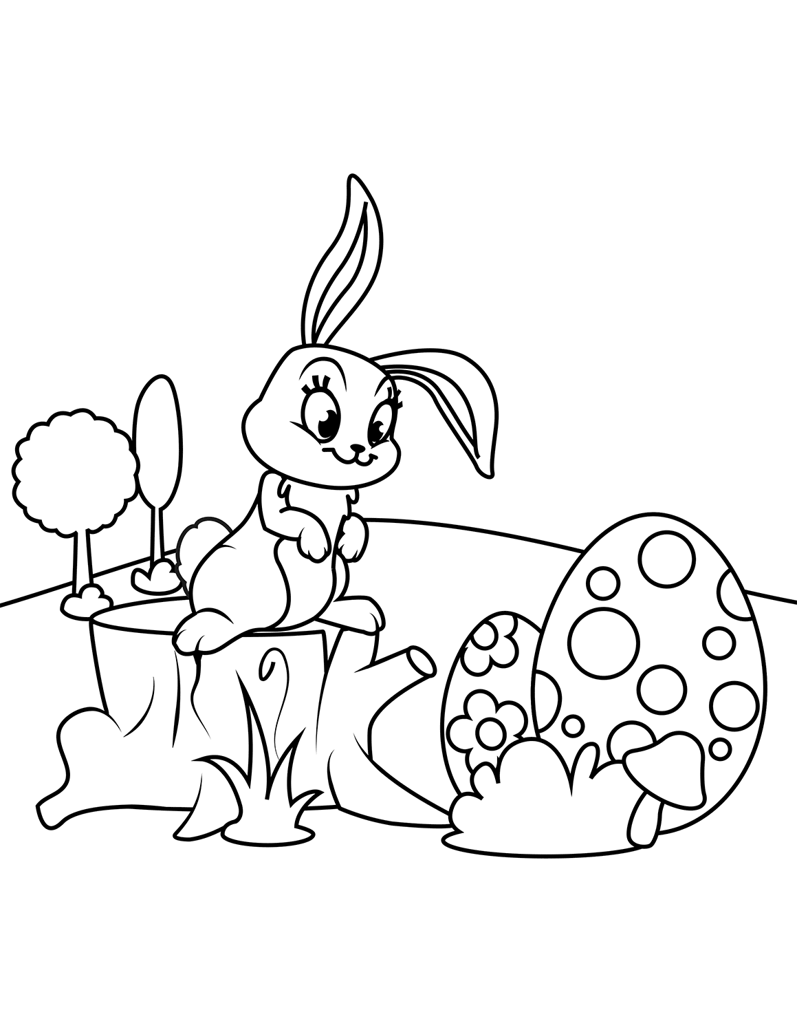 Desenho de Coelho para imprimir