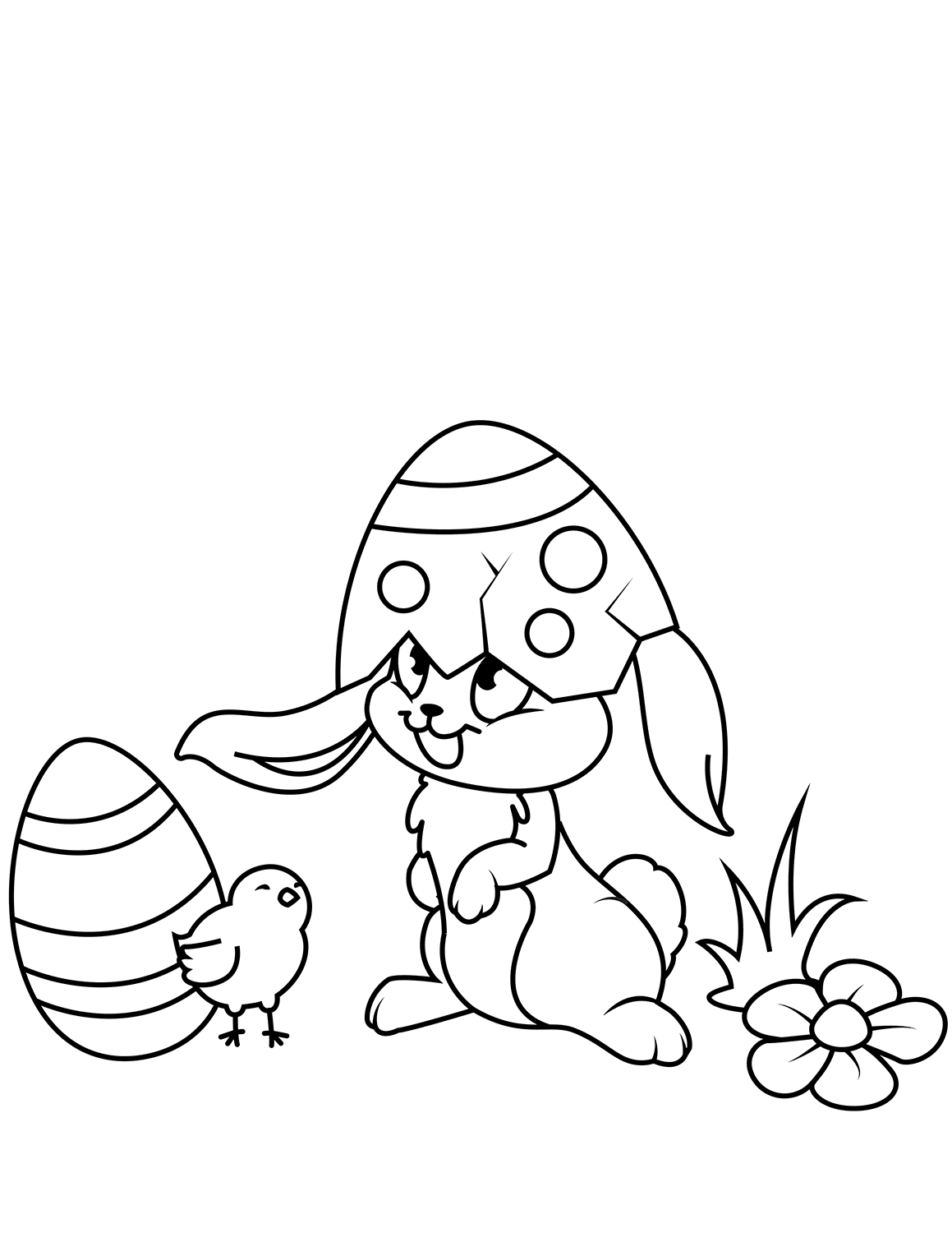 Desenho de Coelho para imprimir
