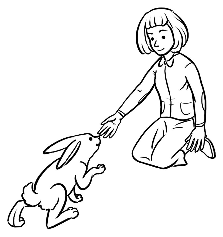 Desenho de Coelho para imprimir