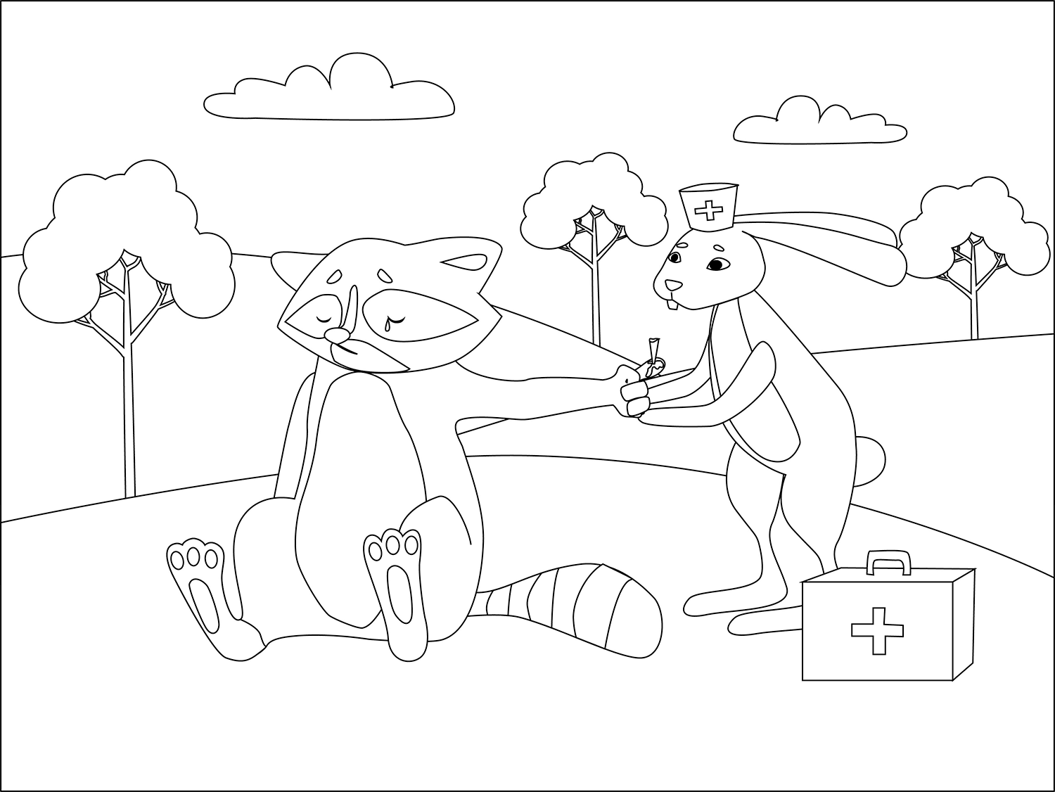 Desenho de Coelho para imprimir