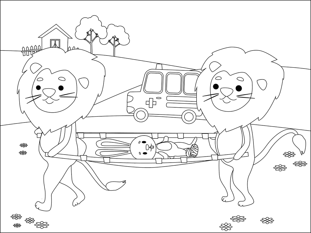 Desenho de Coelho para imprimir