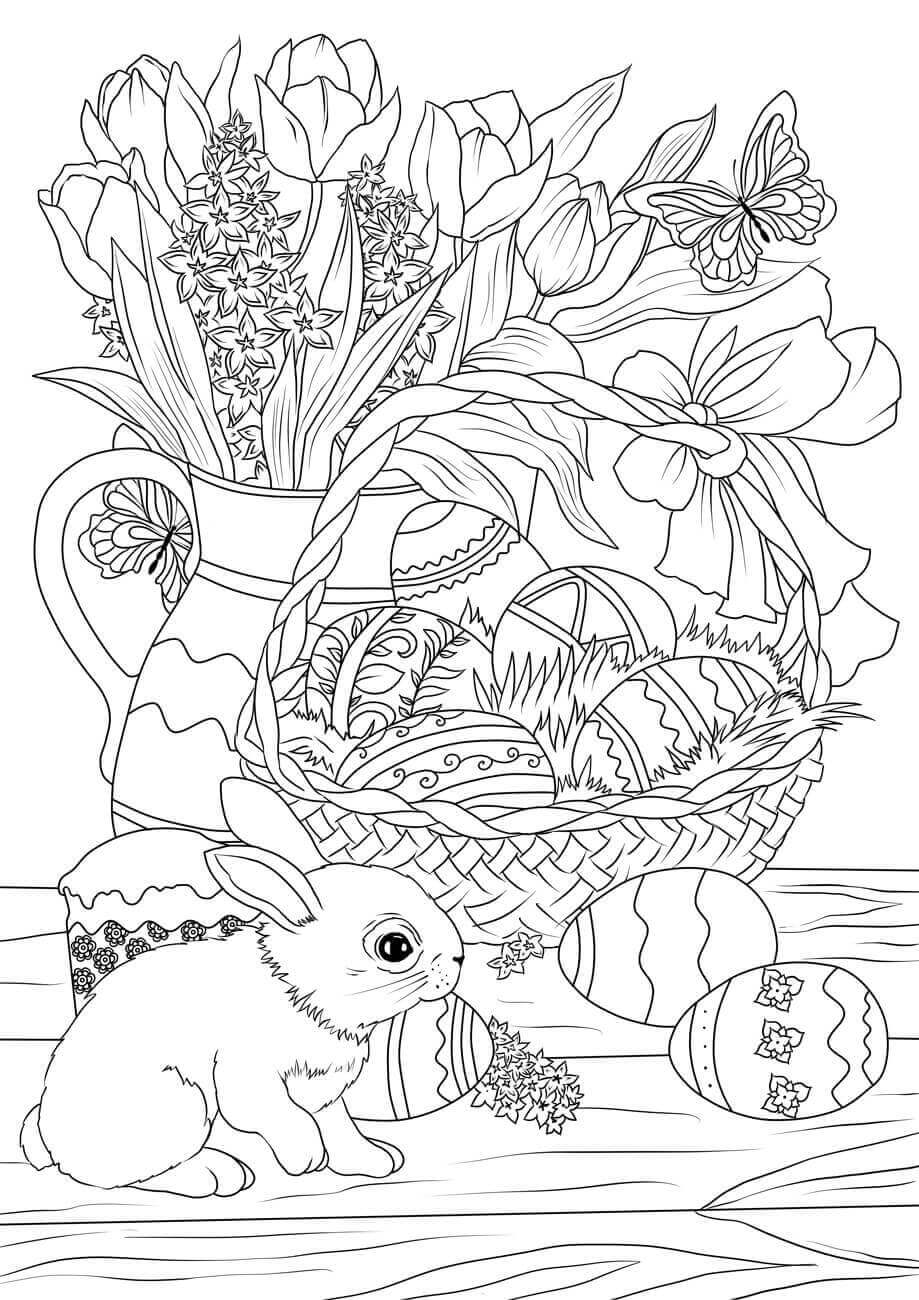 Desenho de Coelho para imprimir