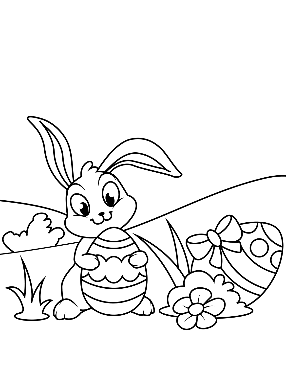 Desenho de Coelho para imprimir
