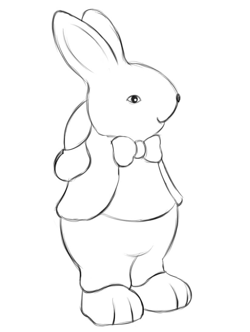 Desenho de Coelho para imprimir