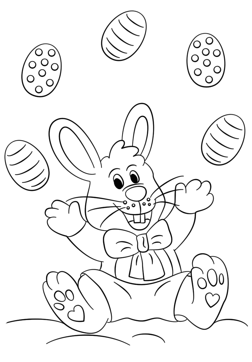 Desenho de Coelho para imprimir