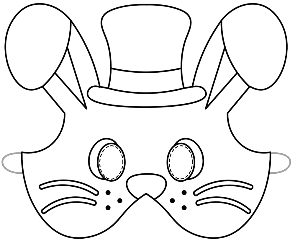Desenho de Coelho para imprimir
