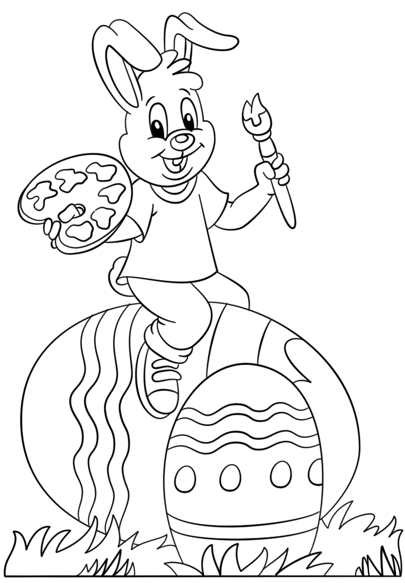 Desenho de Coelho para imprimir