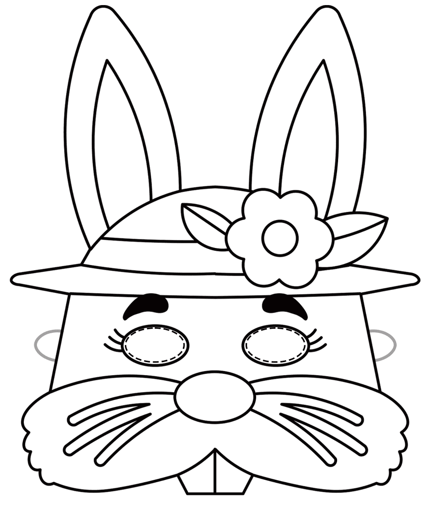 Desenho de Coelho para imprimir