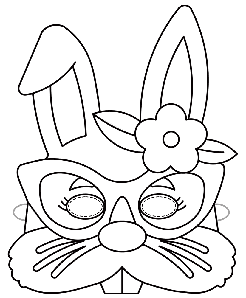 Desenho de Coelho para imprimir