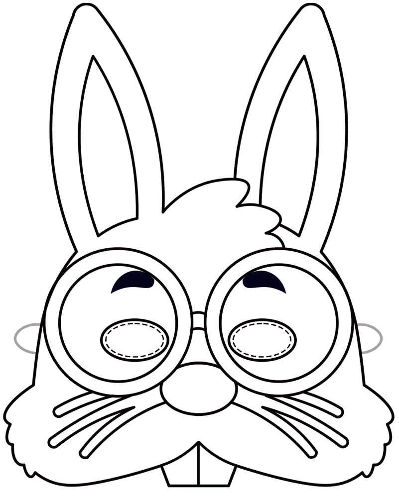 Desenho de Coelho para imprimir