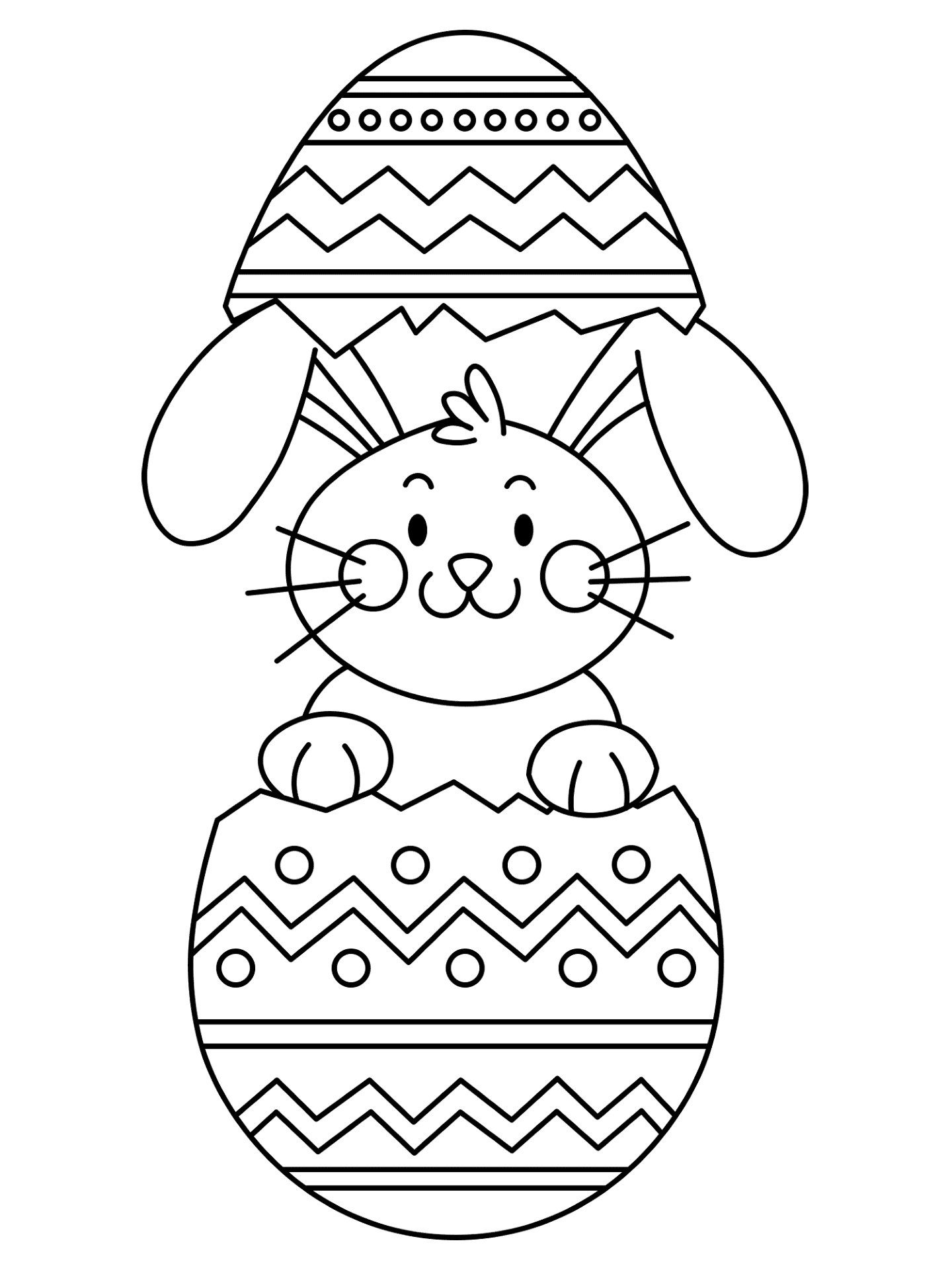 Desenho de Coelho para imprimir