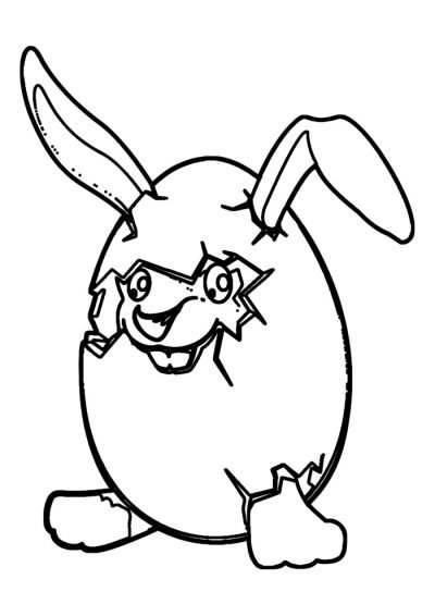 Desenho de Coelho para imprimir