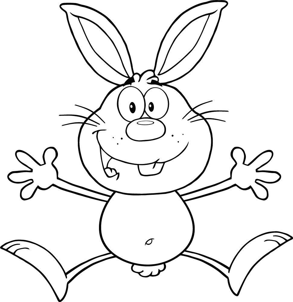 Desenho de Coelho para imprimir