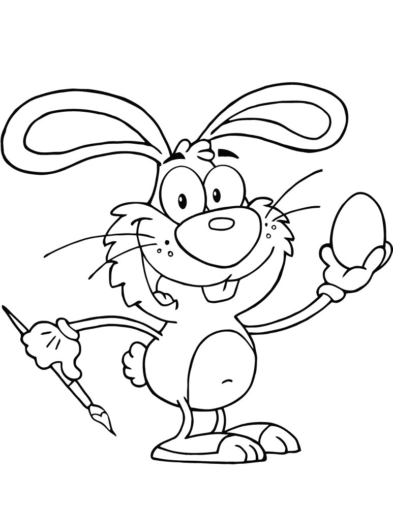 Desenho de Coelho para imprimir