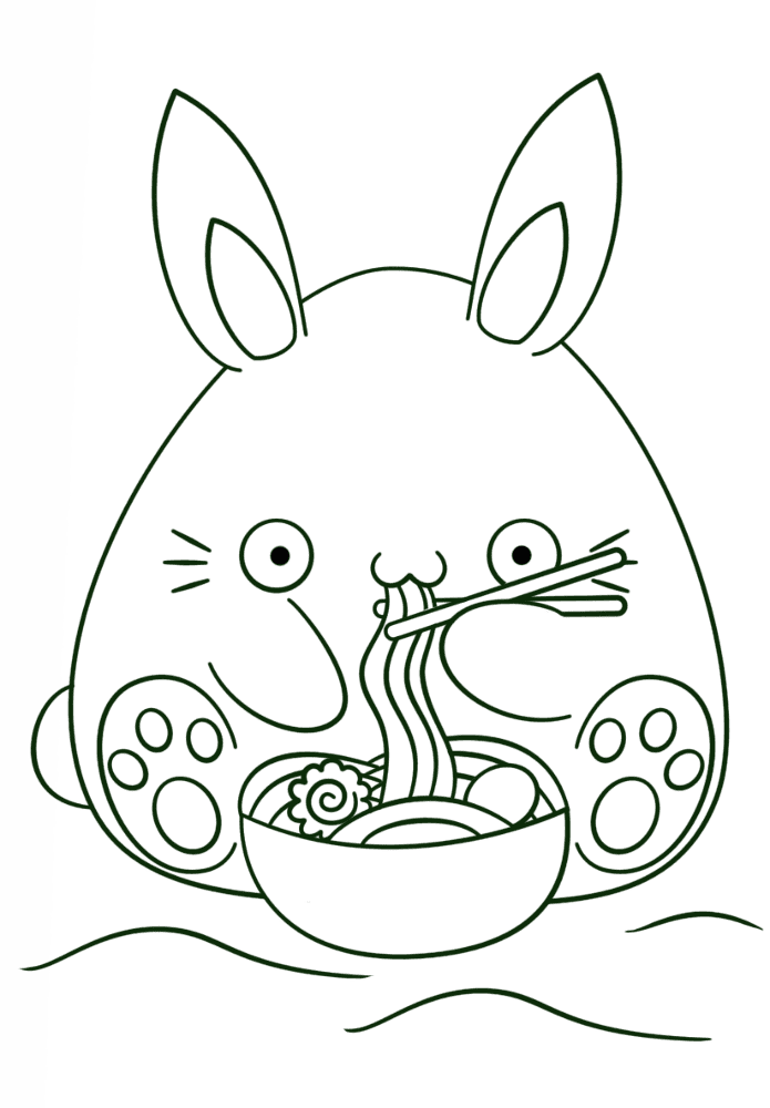Desenho de Coelho para imprimir