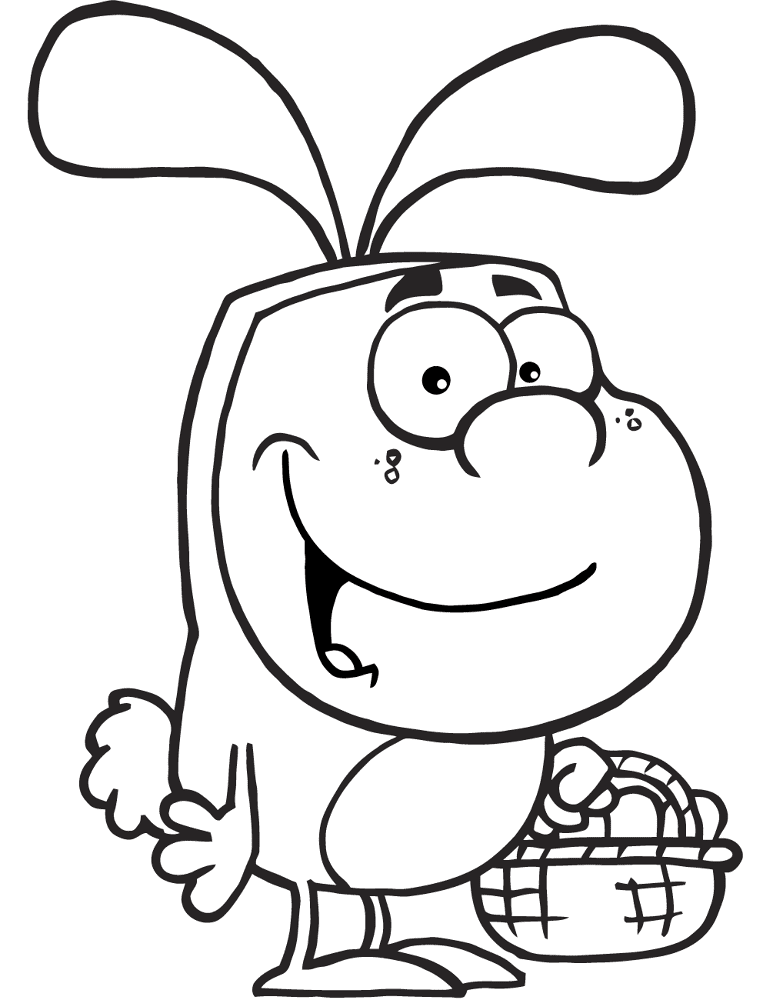 Desenho de Coelho para imprimir