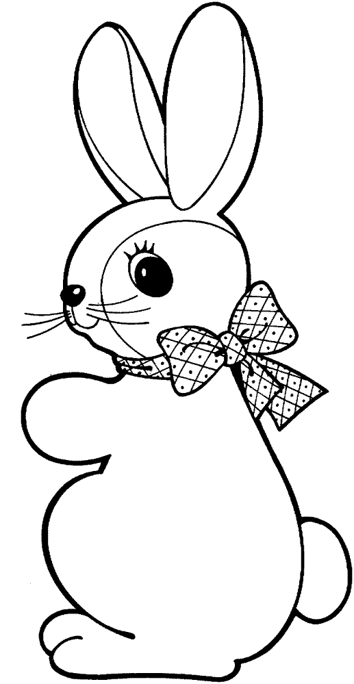 Desenho de Coelho para imprimir