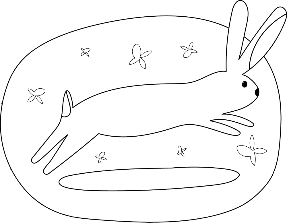 Desenho de Coelho para imprimir