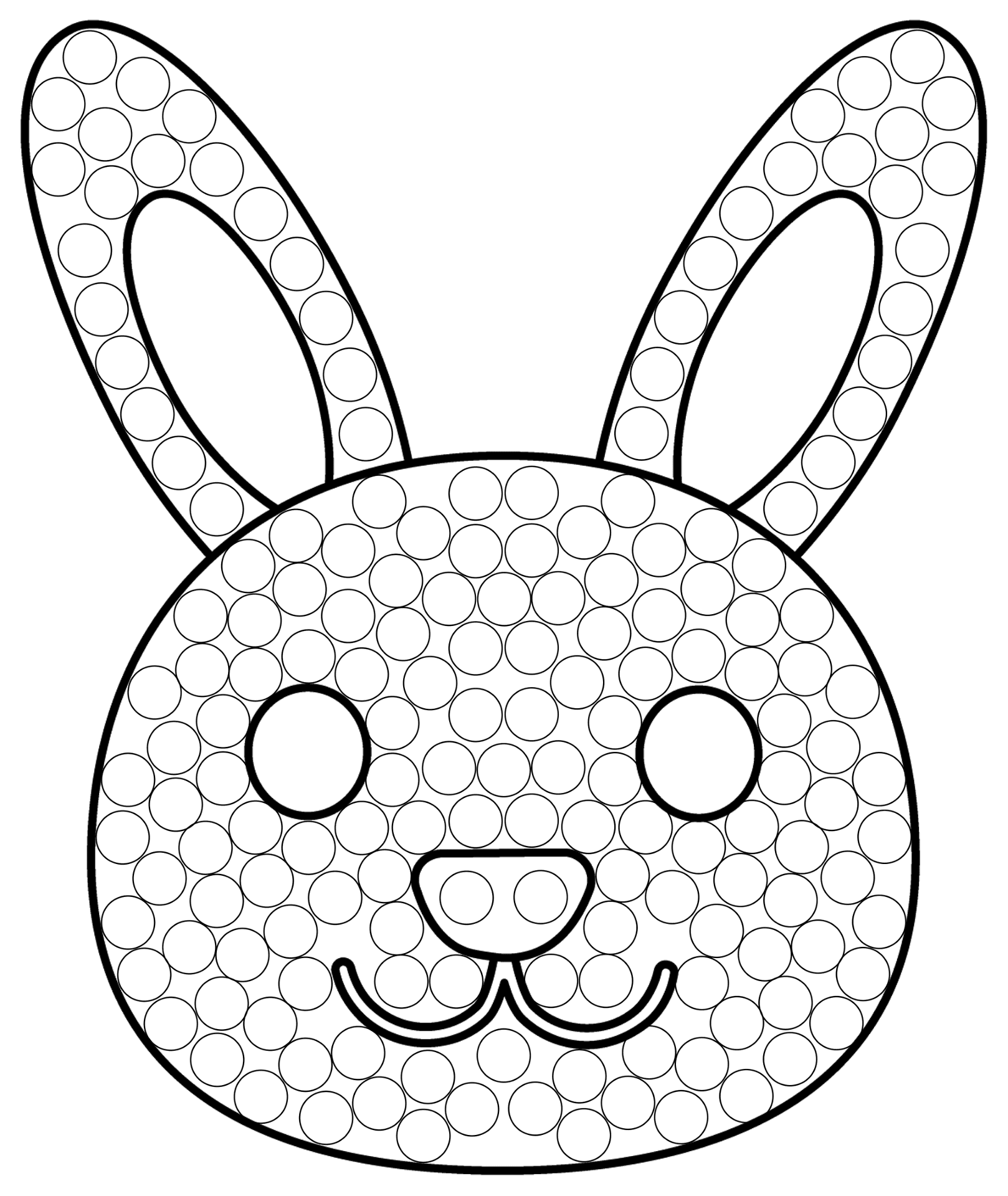 Desenho de Coelho para imprimir