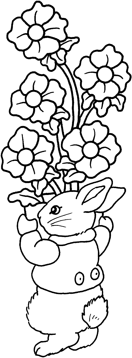 Desenho de Coelho para imprimir