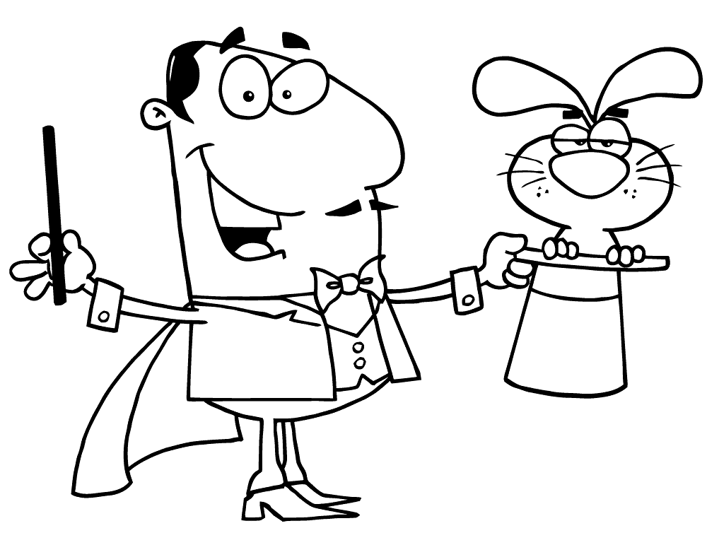 Desenho de Coelho para imprimir