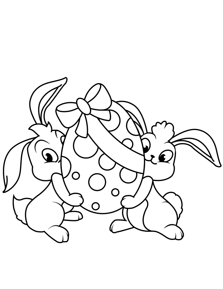 Desenho de Coelho para imprimir