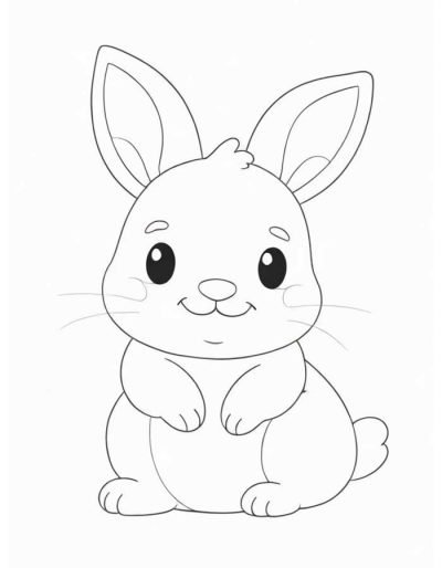 Desenho de Coelho para imprimir