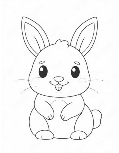 Desenho de Coelho para imprimir