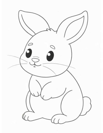 Desenho de Coelho para imprimir