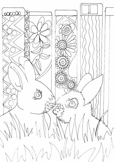 Desenho de Coelho para imprimir